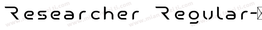 Researcher Regular字体转换